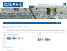 Tablet Screenshot of calpak-usa.com
